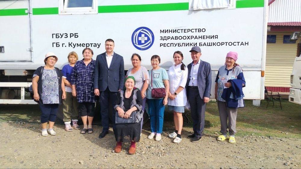 Поезд здоровья начал работу в деревне Верхнее Мамбетшино!
