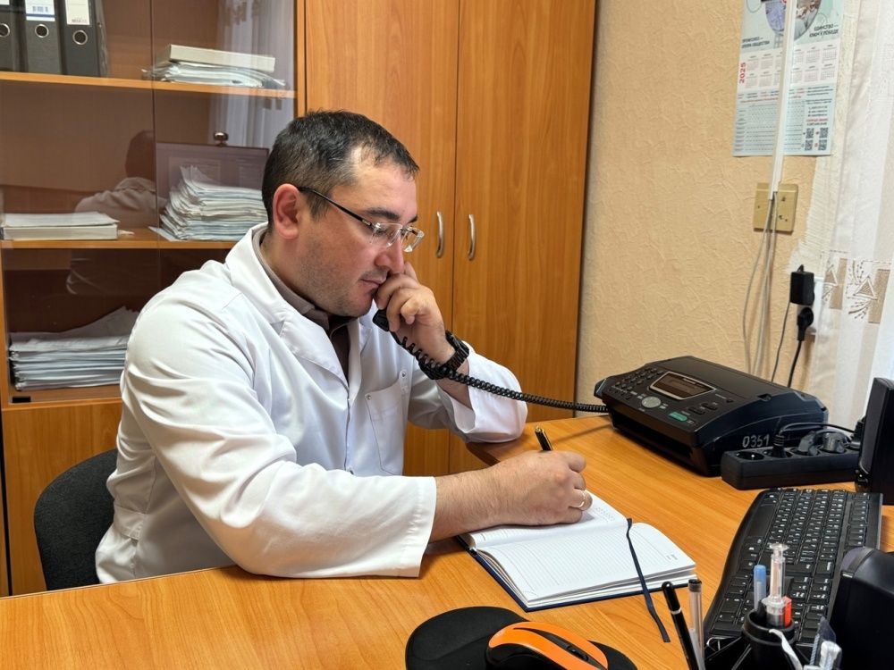 Заместитель главного врача Сарбаев Ришат Рамилевич провел приём граждан