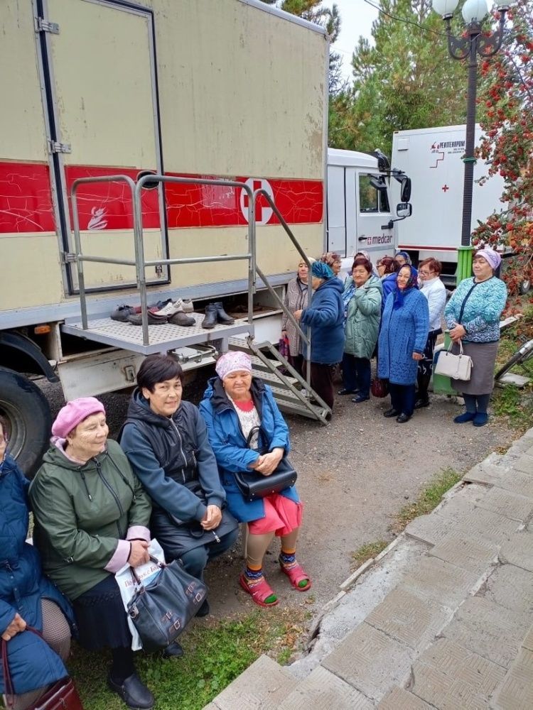 Передвижные комплексы акции "Здоровая республика – здоровый регион" продолжают работу по Зианчуринскому району
