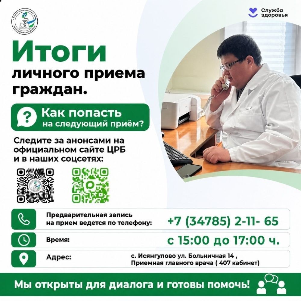 Итоги личного приёма граждан
